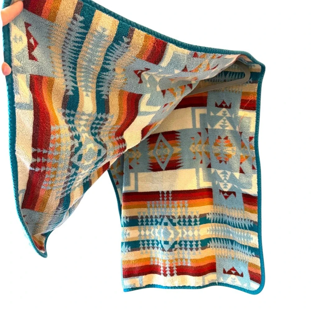 PENDLETON CHIEF JOSEPH NATIVE TRIBAL TERRY CHILD TODDLER HOODED BEACH BATH TOWEL